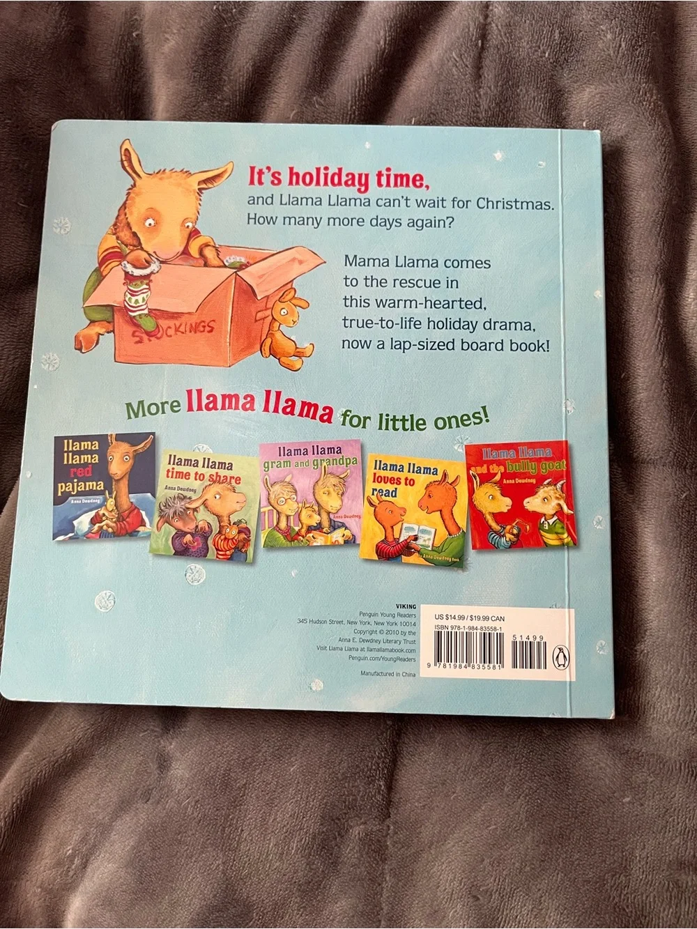 Llama Llama Holiday Drama by - Children's Holiday Board Book